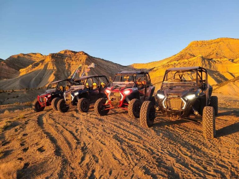 Grand Junction: Carpenter Canyon UTV Adventure Tour - The Itinerary: What to Expect on Your Canyon Ride