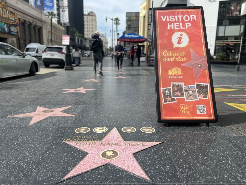 Hollywood: Make Your Own Star Walk of Fame Photo Experience - Authentic Experiences as Reported by Travelers