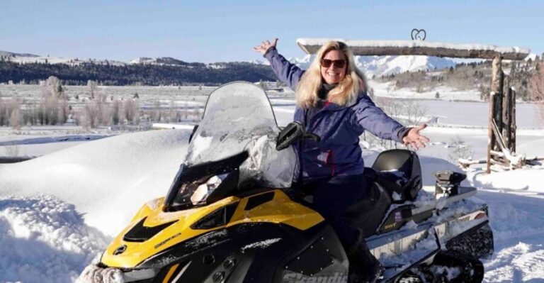 Jackson Hole: Grand Teton Full-Day Snowmobile Tour - What to Expect During the Tour