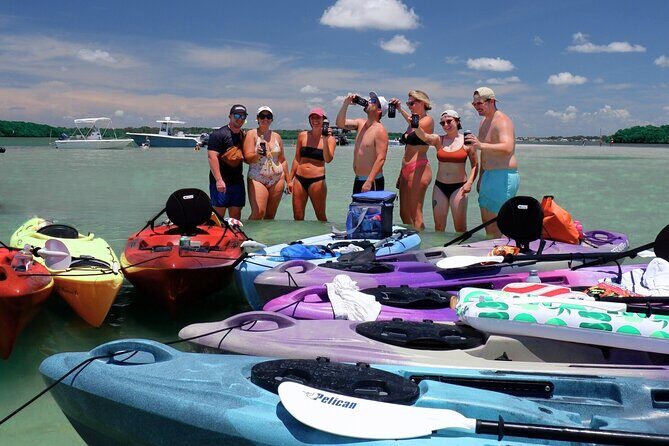 John's Pass Sandbar Party Kayak Adventure - The Group Experience and Guide Role
