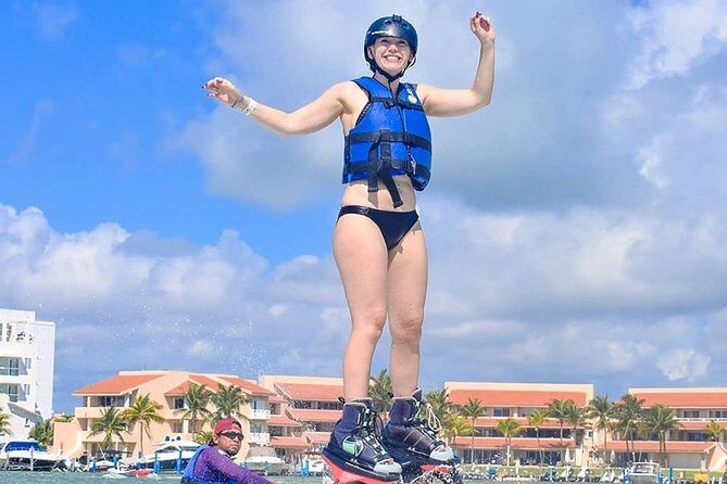 Jump in the air like a dolphin with the Flyboard extreme activity in Cancun - An Honest Look at the Flyboard Experience in Cancun