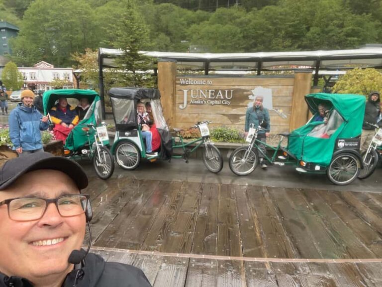 Juneau: Five-Star Pedicab Tour - The Value of a Private Pedicab Tour