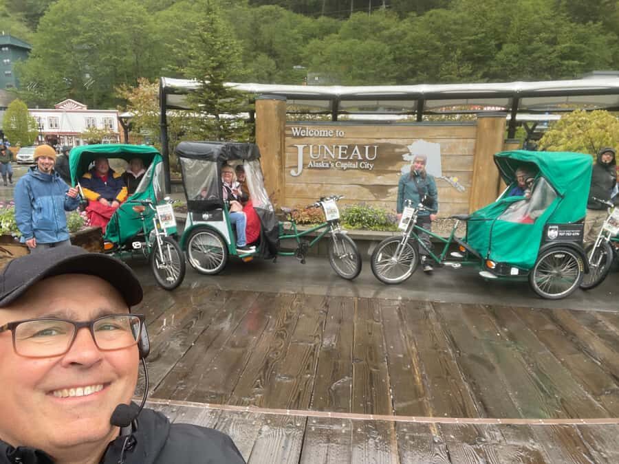 Juneau: Five-Star Pedicab Tour - The Value of a Private Pedicab Tour