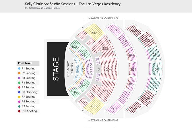Kelly Clarkson: Studio Sessions at the Colosseum, Caesars Palace - Practical Tips for Attendees