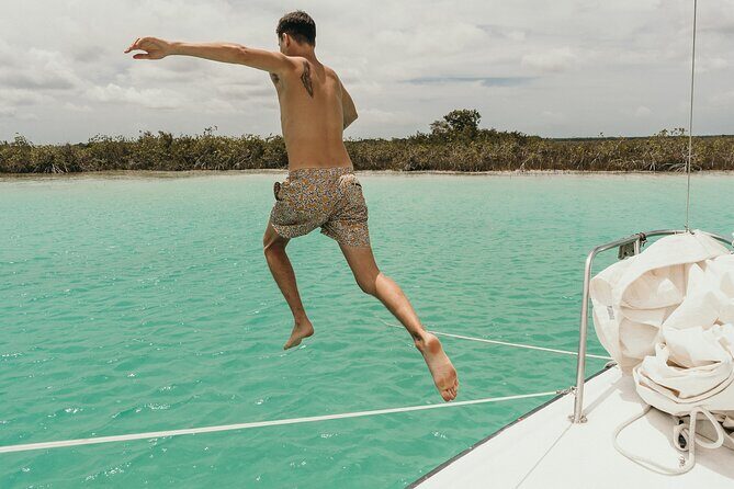 Lagoon of 7 colors from Costa Maya - Boat Tour and transportation - The Food, Drinks, and Atmosphere