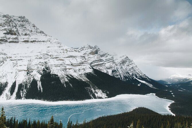 Lake Louise Peyto Lake Bow Lake Crowfoot Glacier Half Day Tour - Overview of the Tour