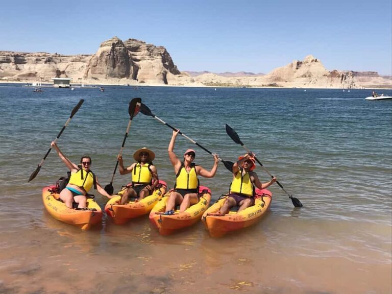 Lake Powell: Single Kayak Rental from Wahweap Launch Ramp - What You Can Expect from Your Kayaking Day