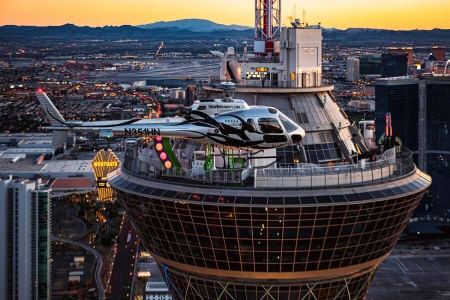 Las Vegas Night Strip Helicopter Wedding Ceremony Package - The Itinerary in Detail