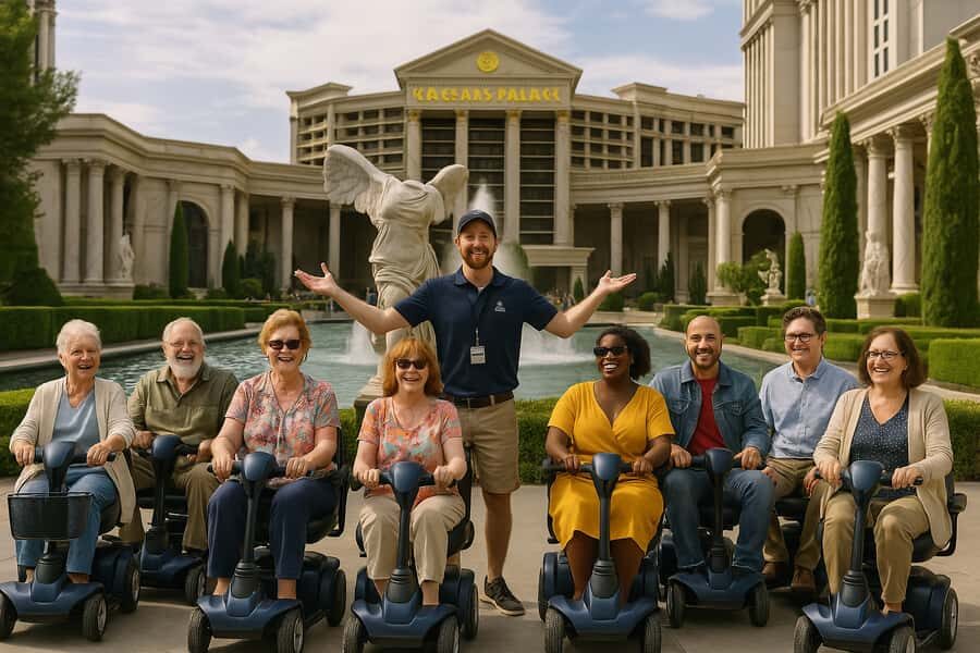 Las Vegas Strip: Mobility Scooter Tour W/ Lunch - The Itinerary in Detail