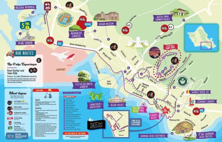 Lemon Rd: Waikiki Scooter Rental for the day to Pearl Harbor - The Itinerary & What You Can Expect