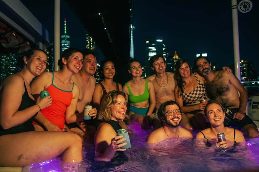 Luxury Hot Tub Boat Around NYC & Statue Private Tub up to 10 - Analyzing the Value