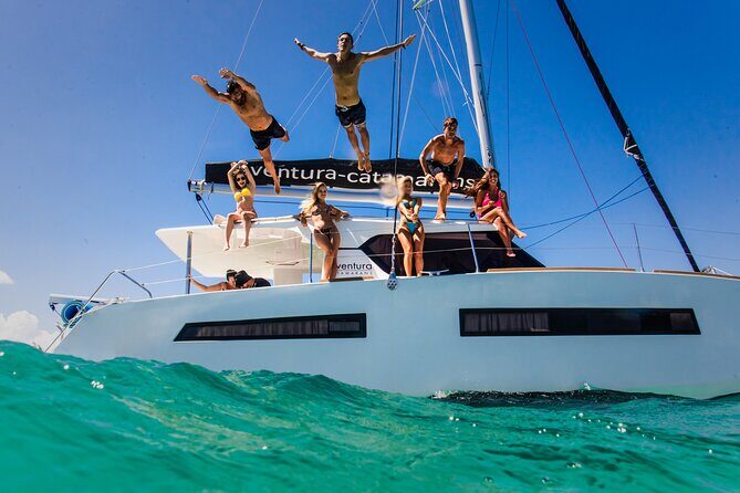 Luxury Sail & Snorkel: All-Inclusive 34 Catamaran from Tulum - Gourmet Food and Unlimited Drinks