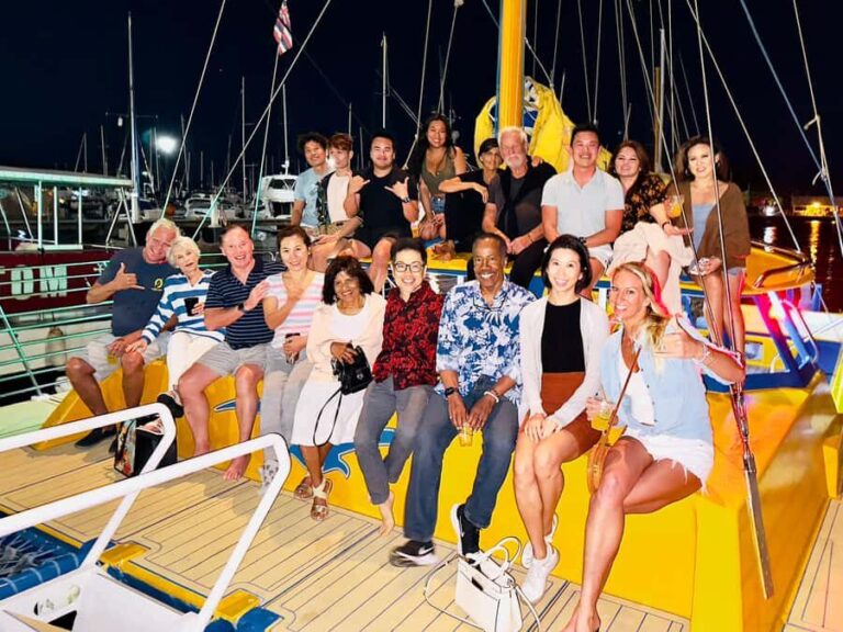 Manu Kai Catamaran Honolulu Cocktail Sunset Sail - What You’ll See and Experience