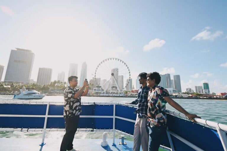 Miami: 5-in-1 City Tour and Biscayne Bay Boat Cruise - The Boat Cruise: Scenic, Relaxed, and Stylish