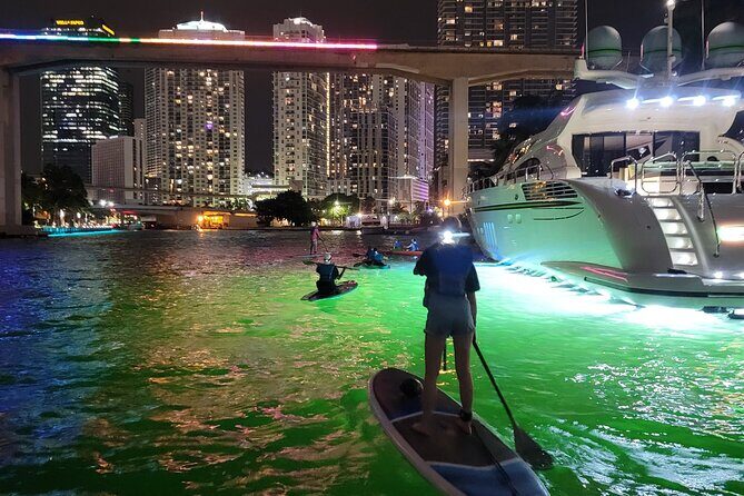 Miami City Lights Night SUP or Kayak - The Itinerary in Detail