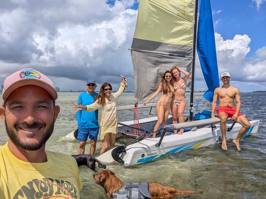 Miami: Hobie Cat Wave Rental at Hobie Beach - The Itinerary: What to Expect