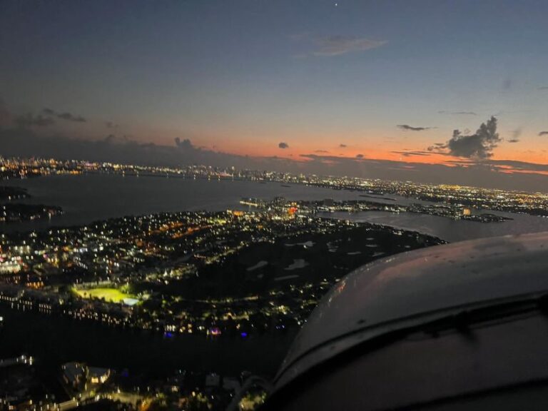 Miami: South Beach Private 35-Minute Guided Flight Tour - The Itinerary, in Detail