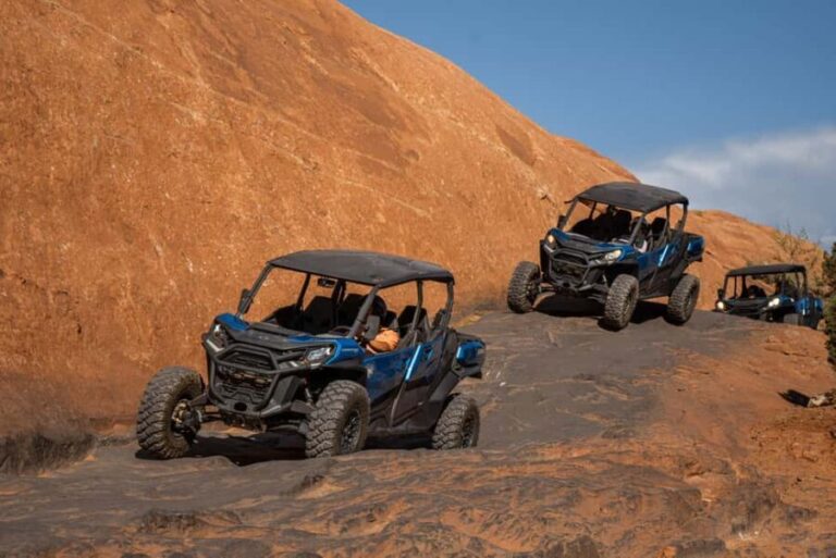 Moabs #1 Rated Guided U-Drive Hells Revenge Off-Road Tour - What Makes This Tour Stand Out?