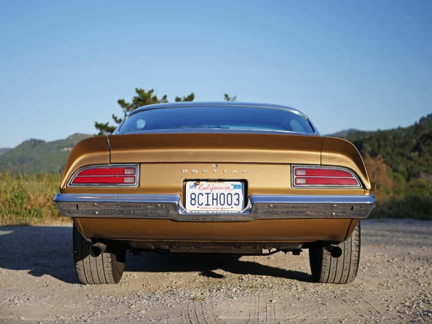 Monterey & Big Sur: 1970 Pontiac Firebird Formula 400 Rental - Practical Details and Value