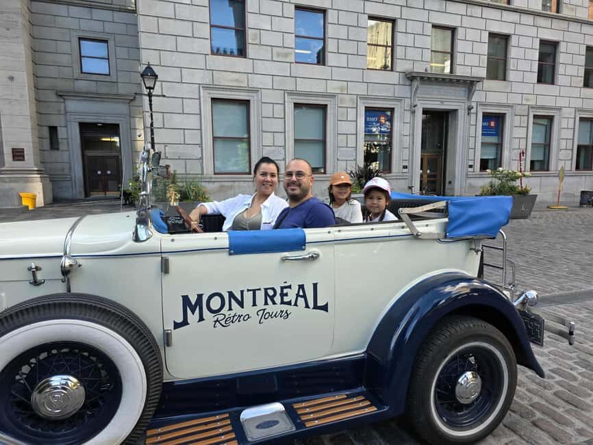 Montreal: Unforgettable Guided Tour in a Vintage 1930s Convertible Car - FAQ