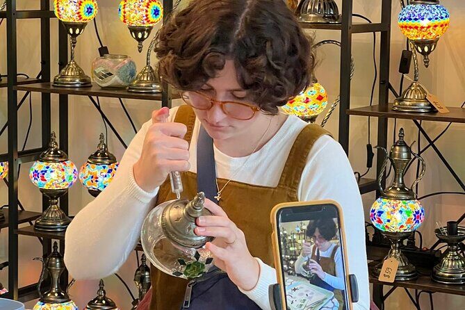 Mosaic Lamp Workshop - The Finished Product and Takeaways