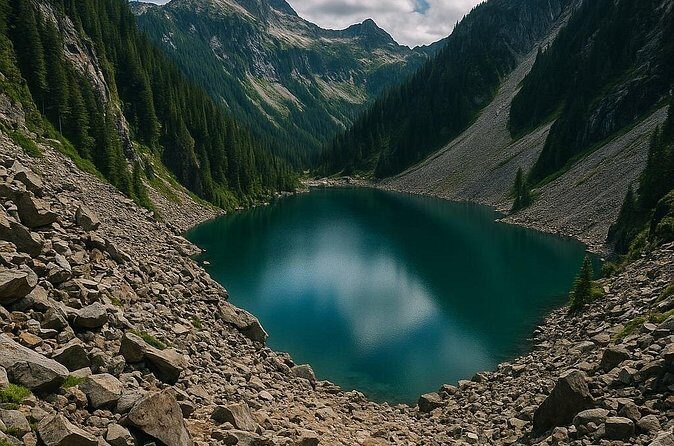 Mt Seymour Beautiful Elsay Lake - Reaching the Climax: Elsay Lake