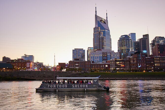Nashville Pontoon Party Cruise Downtown on River - Key Points