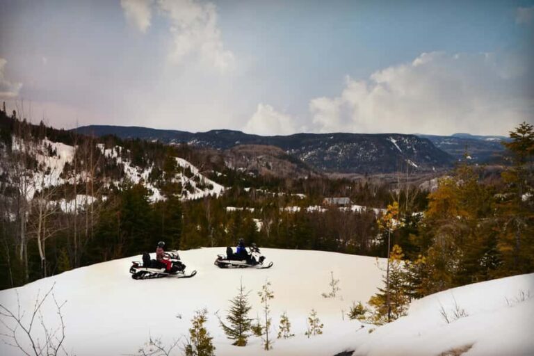 Near Tadoussac: Mont Valin and Saguenay Fjord Mini Snowmobile Raid - Exploring the Itinerary