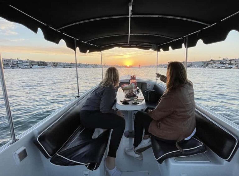 Newport Beach: 12 Passenger Electric Boat Rental - The Itinerary & Route