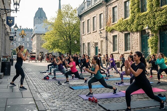 Outdoor Fitness Class - The Itinerary: Exploring Old Montreal in a Different Way