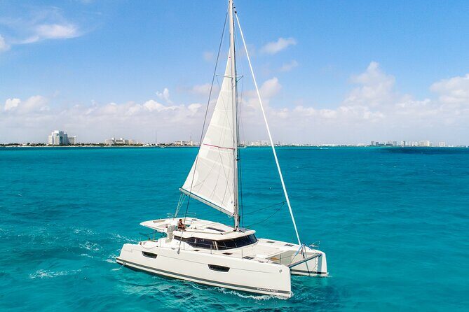 Private Luxury Catamaran Cancun to Isla Mujeres | For up to 30 pp - What’s Included and What’s Not