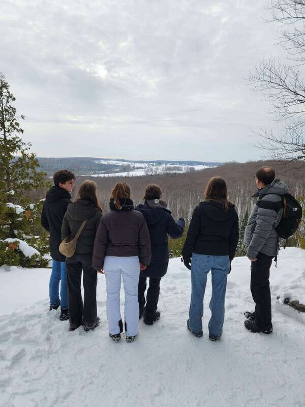 Private Nottawasaga Bluffs Caves Snowshoe-Creemore/Collingwd - The Caves Experience: Underground and Up High