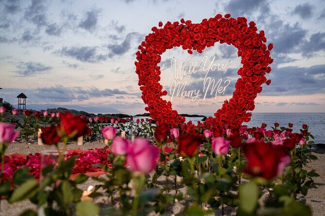 Private Photoshoot Giant Heart with Roses - What Do Travelers Say?