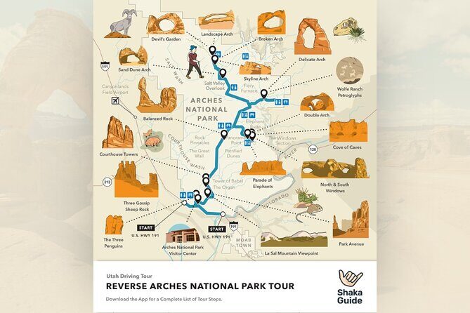 Reverse Arches National Park Self-Guided Audio Tour - FAQ