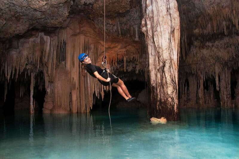 Rio Secreto Nature Reserve: Bicycle, Rappel & Ziplines Tour - What the Itinerary Looks Like