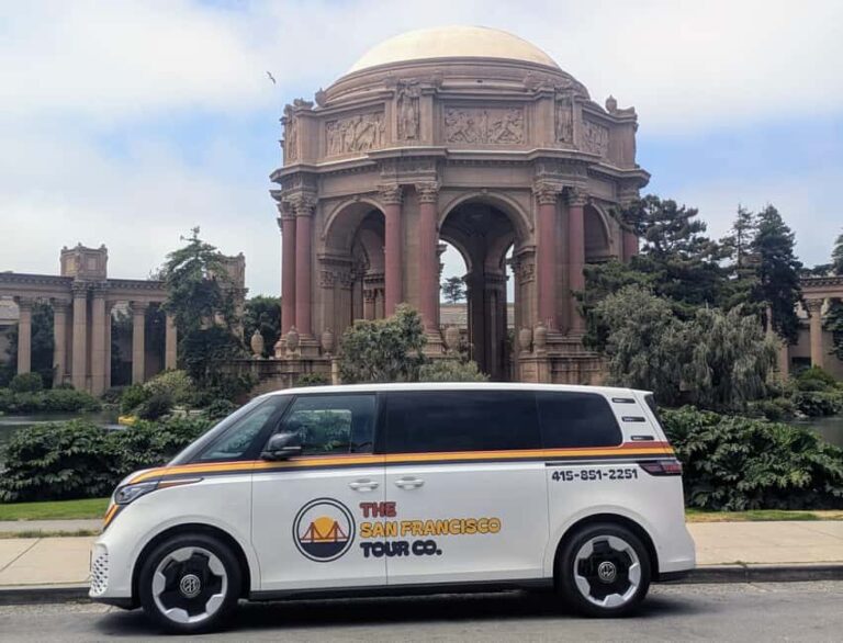 San Francisco Private City Tour in New EV Volkswagen Van - The Van: Style, Comfort, and Eco-Consciousness
