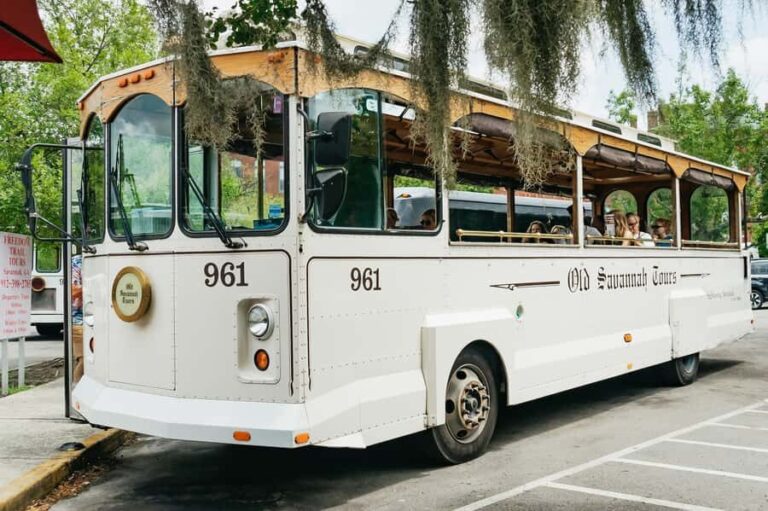 Savannah: Old Savannah Tours Historic Overview - The Route and What You’ll See