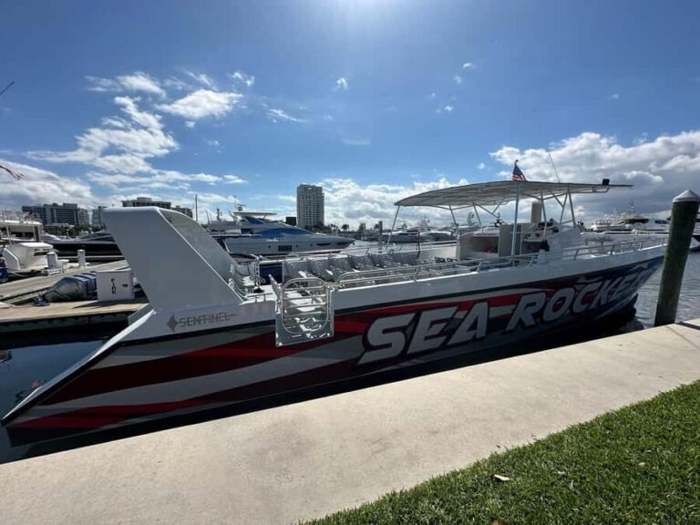 Sea Rocket Speedboat & Intracoastal Cruise in Ft Lauderdale - Authentic Experiences & What Travelers Are Saying