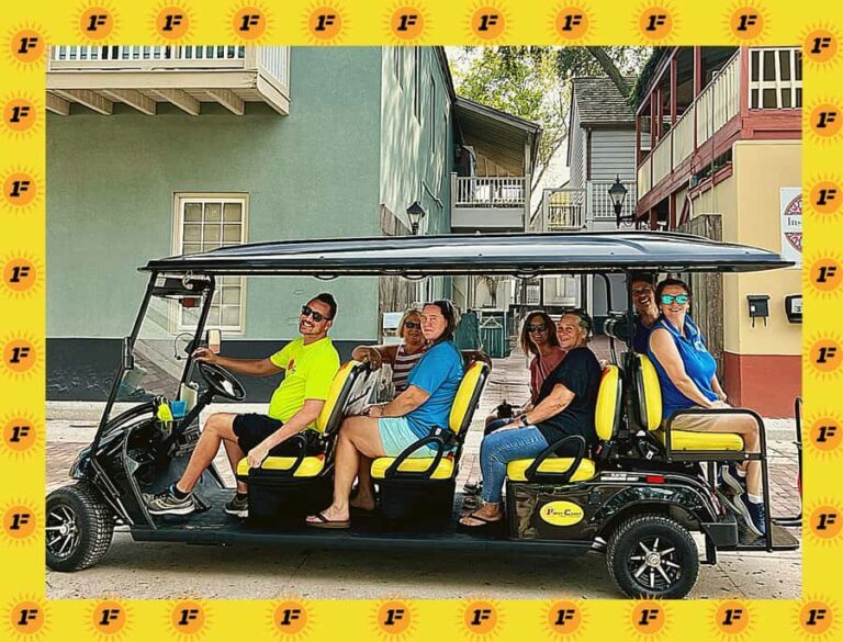 St.Augustine History Tour on Premium Golf Cart with PiCk Up - The Itinerary: What Youll See and Experience