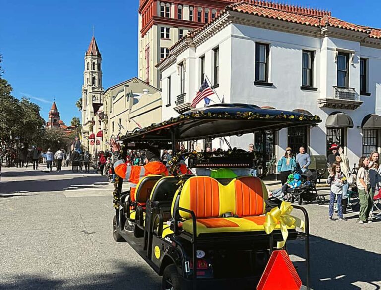 St.Augustine Private Tour on Premium Golf Cart with PiCk Up - What Past Reviewers Say