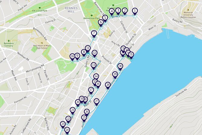 St. John's Audio Walking Tour - Practical Details