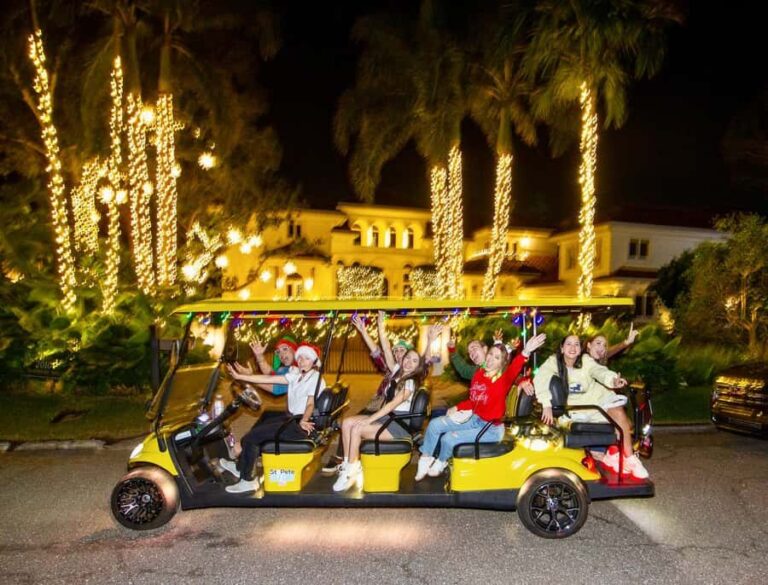 St. Pete Christmas Lights Golf Cart Tour - The Itinerary: A Well-Curated Parade of Holiday Highlights
