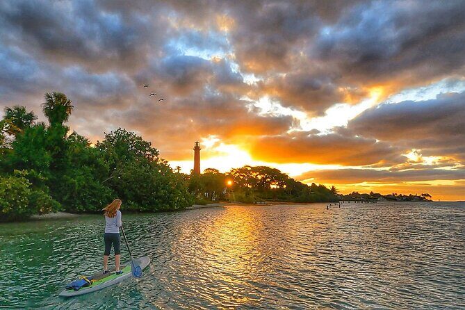 Sunrise Paddle Boarding Adventure in Jupiter - The Route and Landmarks