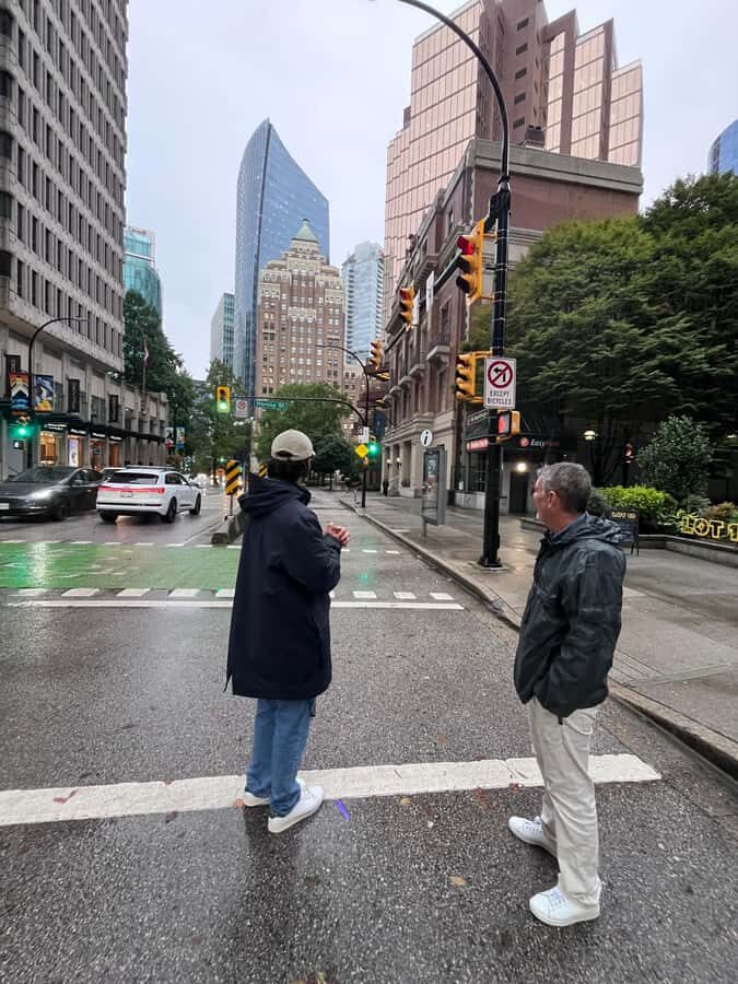 The Vancouver Downtown Walk - Starting Point: Blenz Coffee Robson