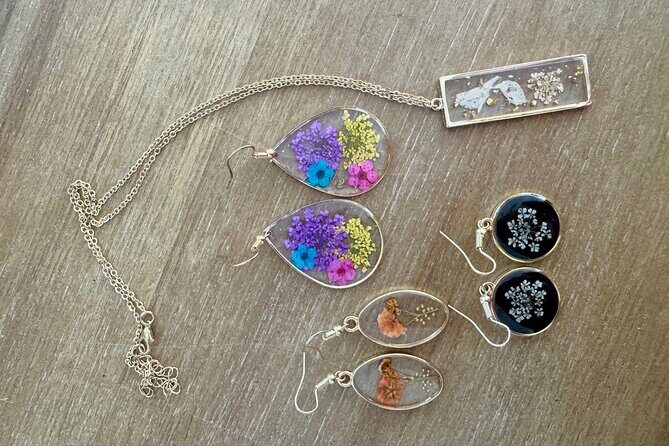 UV Resin Jewelry Set Workshop - The Creative Process in Detail
