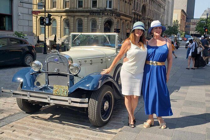 Vintage 1930 convertible! Old Montreal Tour-Private Guide -70 min - The Experience: A Closer Look at the Itinerary