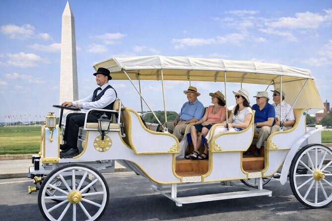 Washington DC Monuments Guided Carriage Tour - Key Points