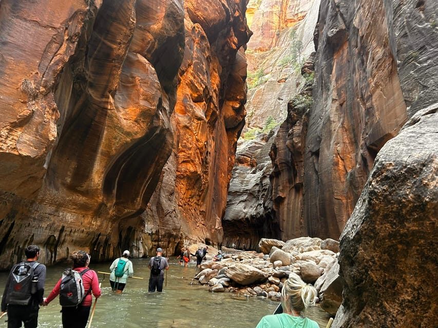 Zion National Park: The Famous Narrows River Trail Hike - Wading into the Virgin River