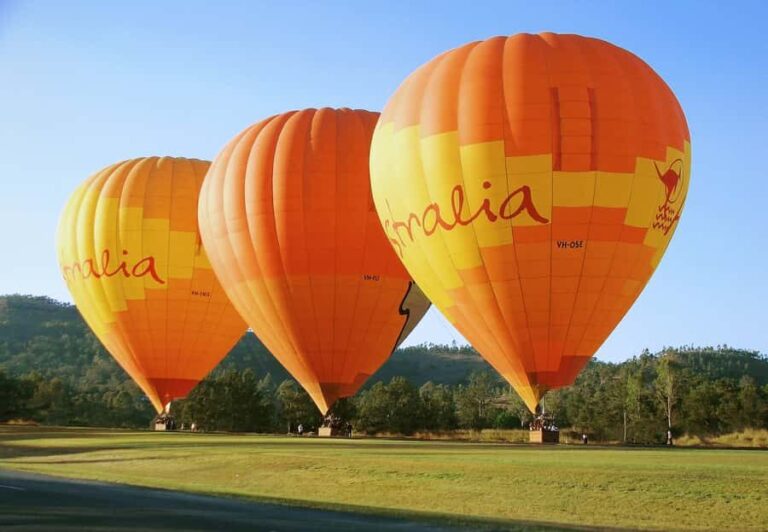 Brisbane: Hot Air Balloon Flight with Vineyard Breakfast - The Itinerary in Detail