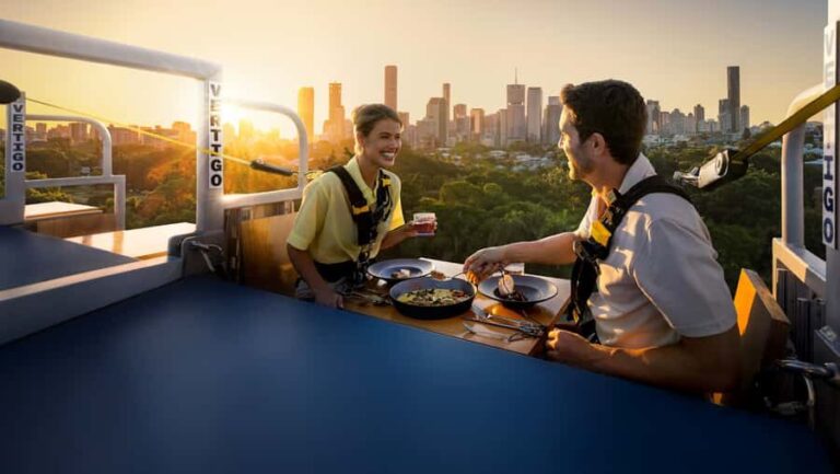 Brisbane: Vertigo Experience  Sunset bites - The Journey Up and What You’ll See